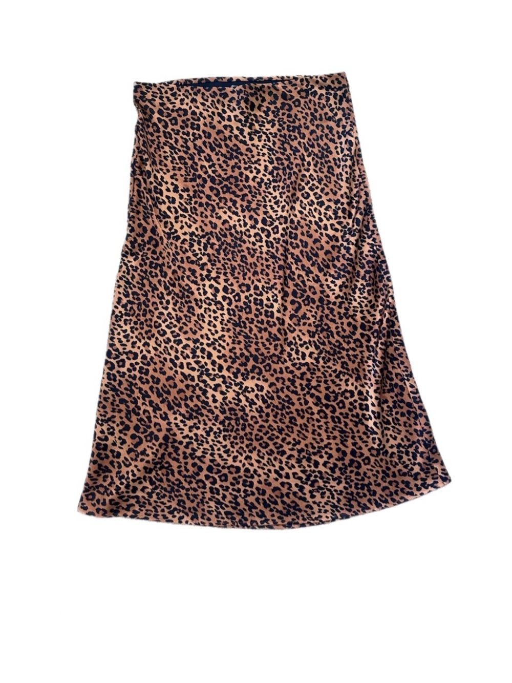 Matty M Leopard-Print Midi Skirt in Brown and Black